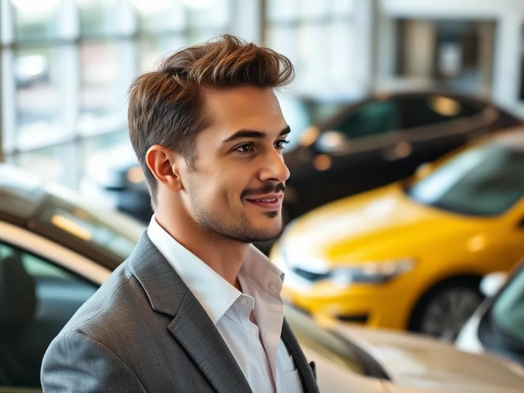 A Businessman Selling Cars (Level 1)