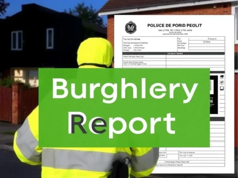 An Example of a Burglary Report for the Police (Level 2)