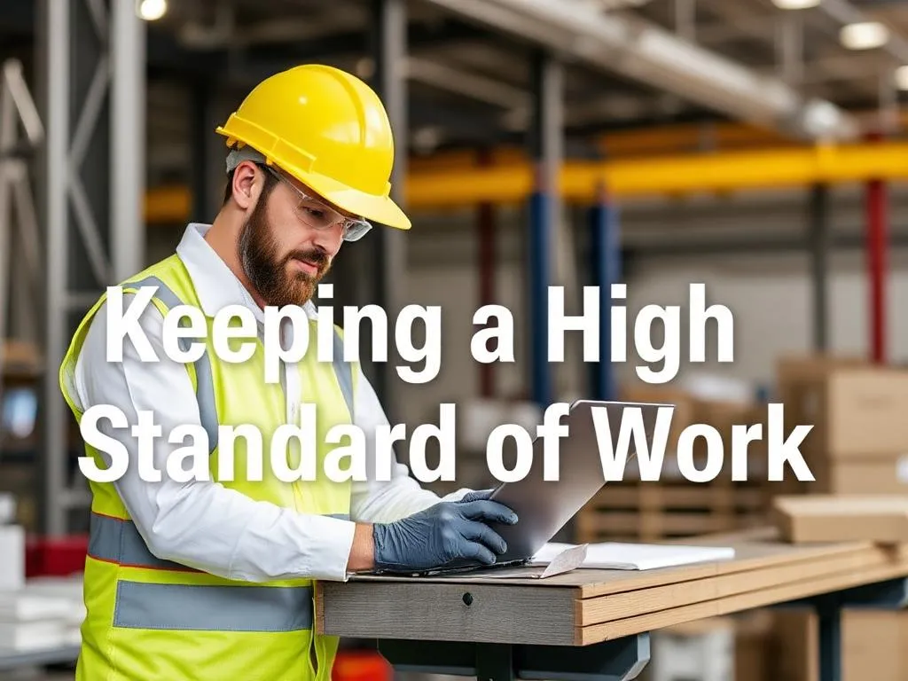 Keeping a High Standard of Work Performance (Level 3)