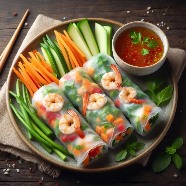 Spring Rolls as a Part of Asian Cuisine (Level 2)