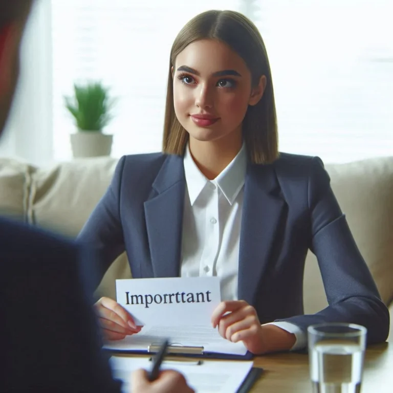 At a Job Interview use ‘Important’ Words (Level 3)