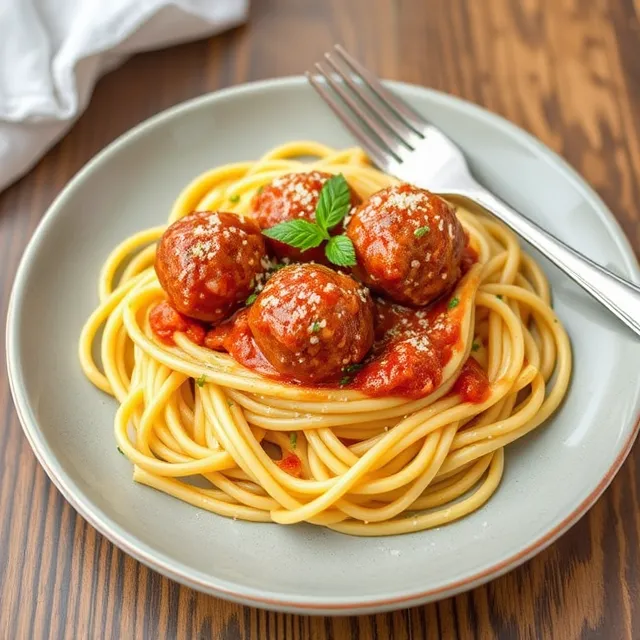 Spaghetti with Meatballs (Level 2)