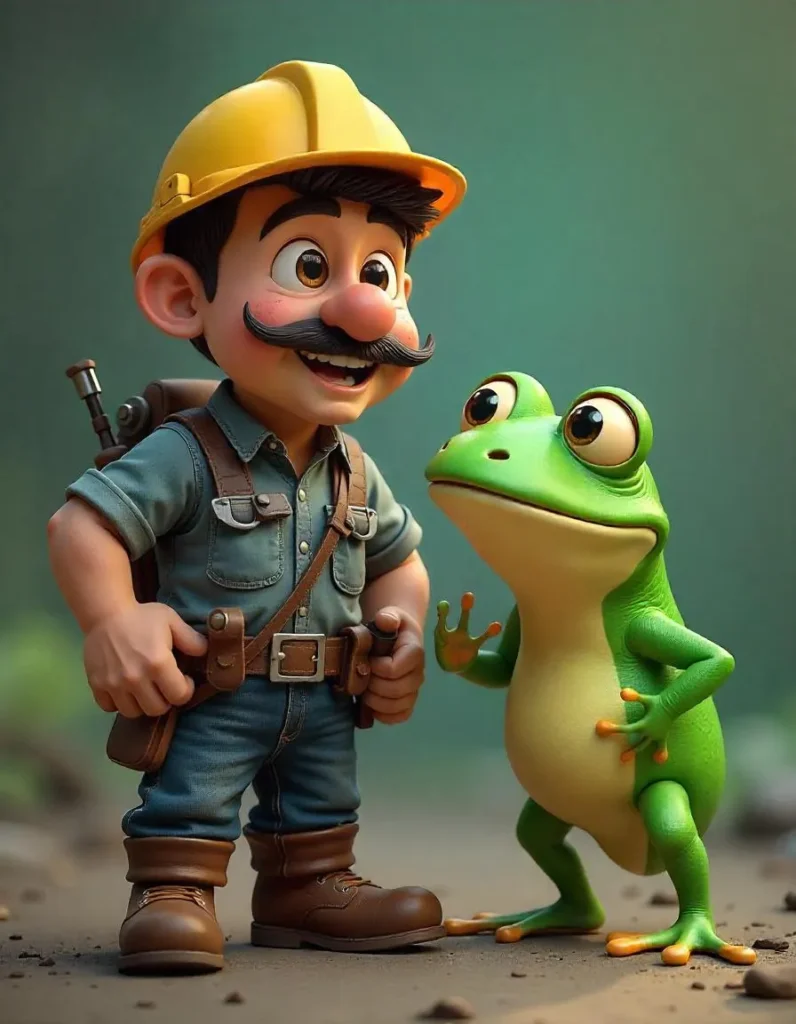 A Joke: An Engineer and a Talking Frog (Level 3)