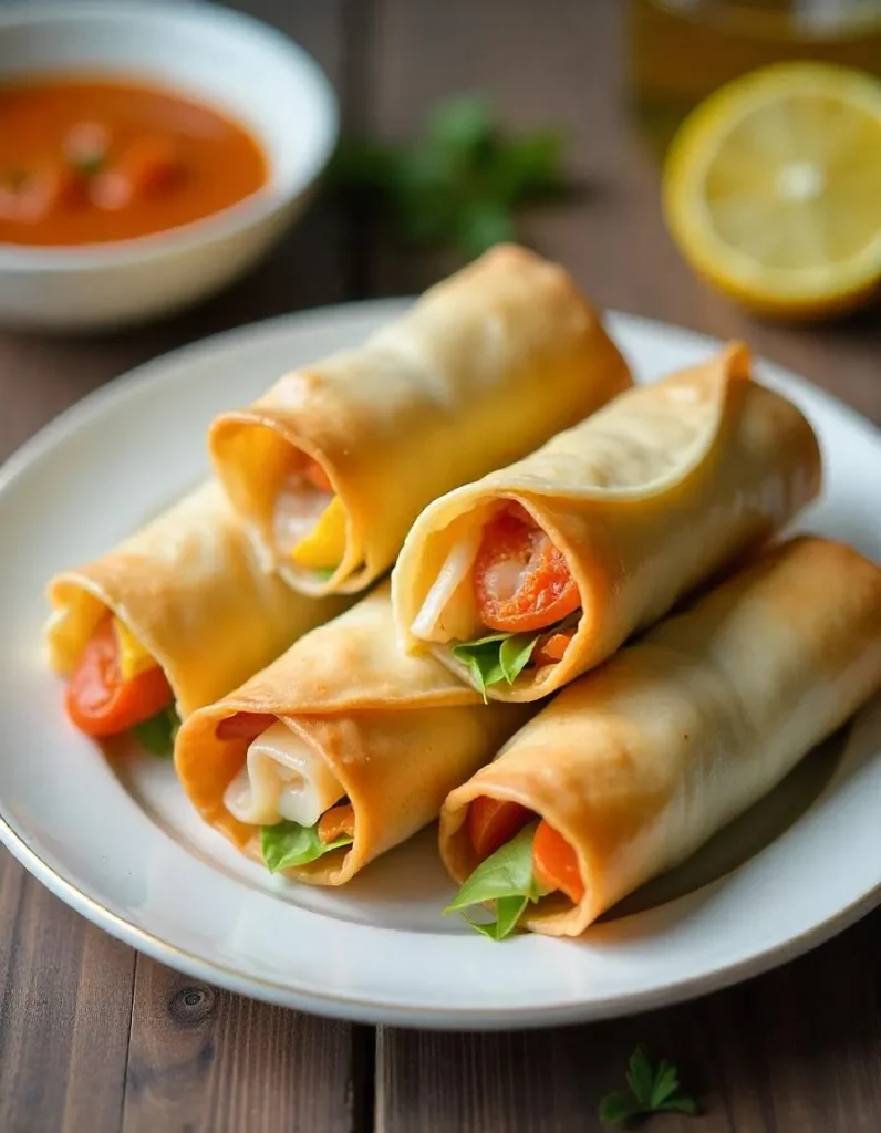 Spring Rolls as a Part of Asian Cuisine (Level 2)