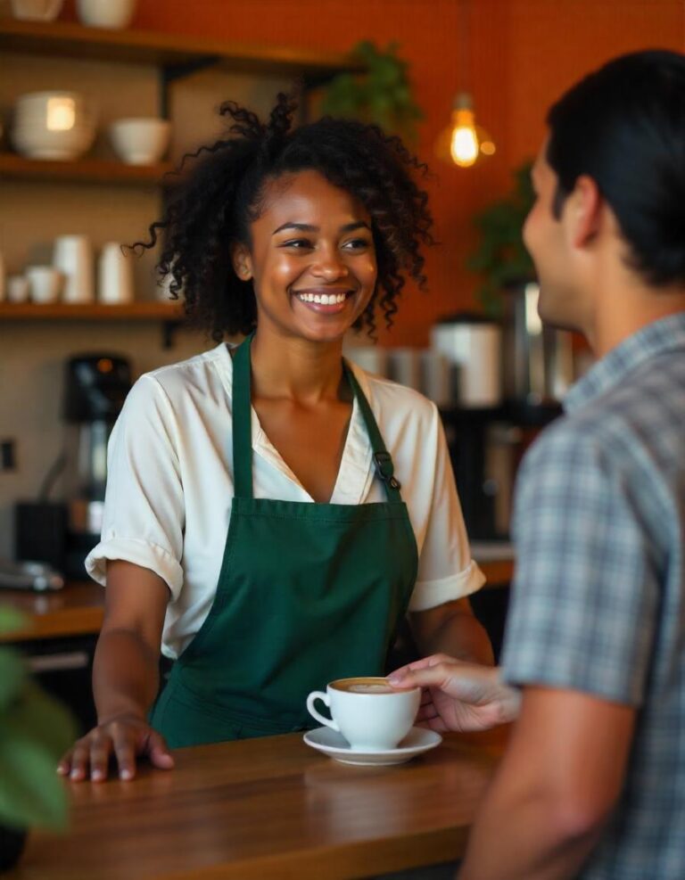 Working in a Cafe (Level 2)