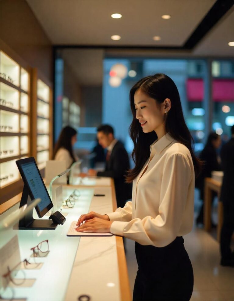 Working in an Eyewear Store (Level 3)